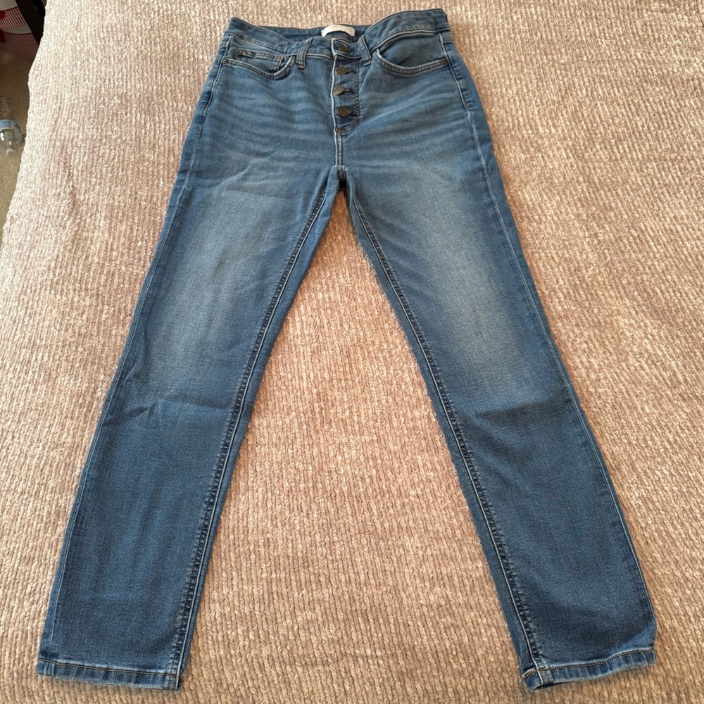 Lauren Conrad high rise skinny ankle jeans size 8